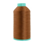 Heavy-Duty Bonded Nylon Upholstery Thread for Leather, Vinyl, Canvas and Outdoor Gear Repair — Bourbon Brown / T45 #46 210D/3