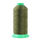 Heavy-Duty Bonded Nylon Upholstery Thread for Leather, Vinyl, Canvas and Outdoor Gear Repairs — Olive Drab / T135 #138 420D/3