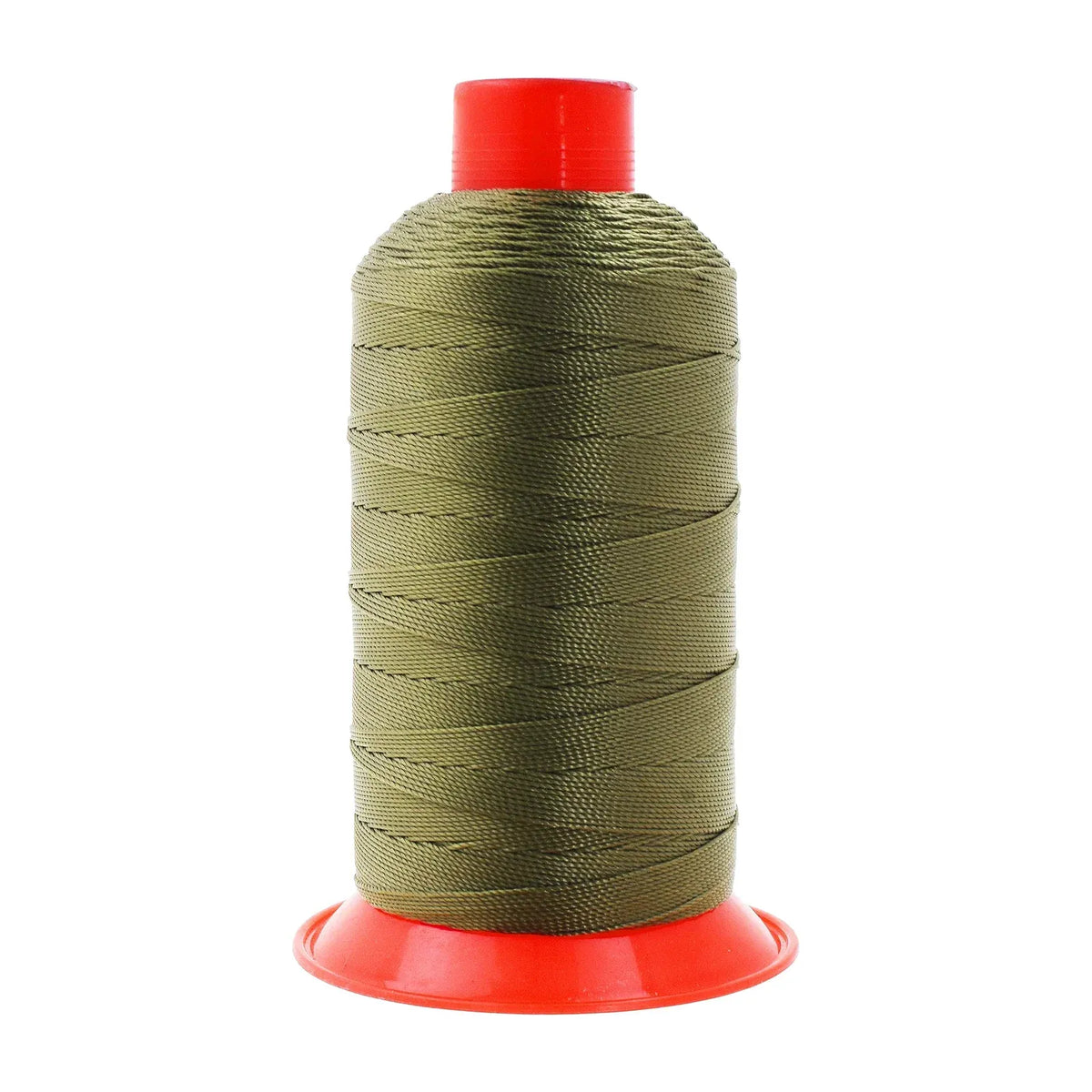 Heavy-Duty Bonded Nylon Upholstery Thread for Leather, Vinyl, Canvas and Outdoor Gear Repairs — Olive Drab / T270 #277 840D/3