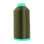 Heavy-Duty Bonded Nylon Upholstery Thread for Leather, Vinyl, Canvas and Outdoor Gear Repairs — Olive Drab / T45 #46 210D/2