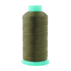 Heavy-Duty Bonded Nylon Upholstery Thread for Leather, Vinyl, Canvas and Outdoor Gear Repairs — Olive Drab / T90 #92 280D/3