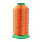 Heavy-Duty Bonded Nylon Upholstery Thread for Leather, Vinyl, Canvas and Outdoor Gear Repairs — Orange / T135 #138 420D/3