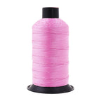 Heavy-Duty Bonded Nylon Upholstery Thread for Leather, Vinyl, Canvas and Outdoor Gear Repairs — Pink / T270 #277 840D/3