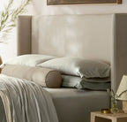 Hemmed Pillowcase Set in Meadow, Breathable Organic Cotton