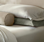 Hemmed Pillowcase Set in Meadow, Breathable Organic Cotton