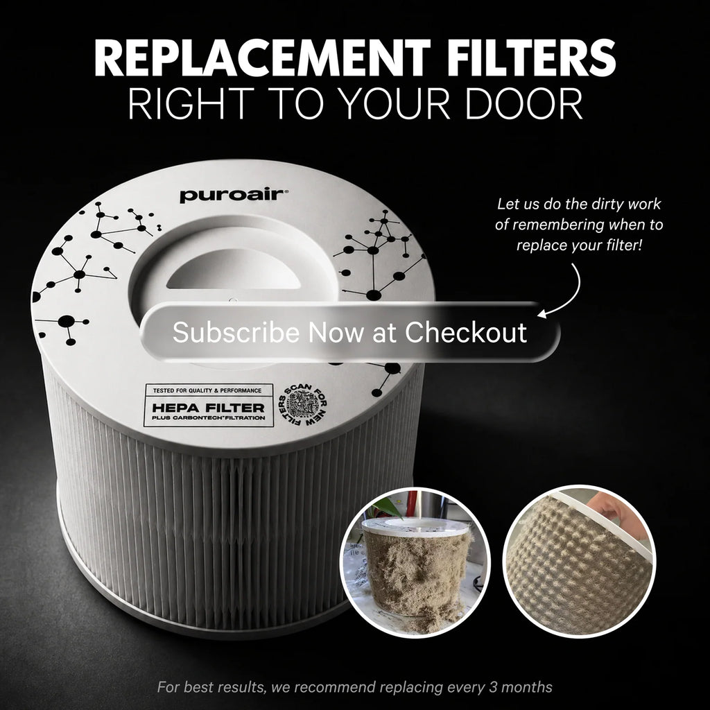 HEPA Air Purifier for Large Rooms with 3-Layer Filtration, Air Quality Sensor and Quiet 1,000 sq ft Coverage