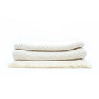 Herringbone Cotton Throw Blanket in Five Colors, Machine Washable