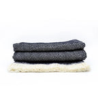 Herringbone Cotton Throw Blanket in Five Colors, Machine Washable