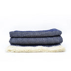 Herringbone Cotton Throw Blanket in Five Colors, Machine Washable