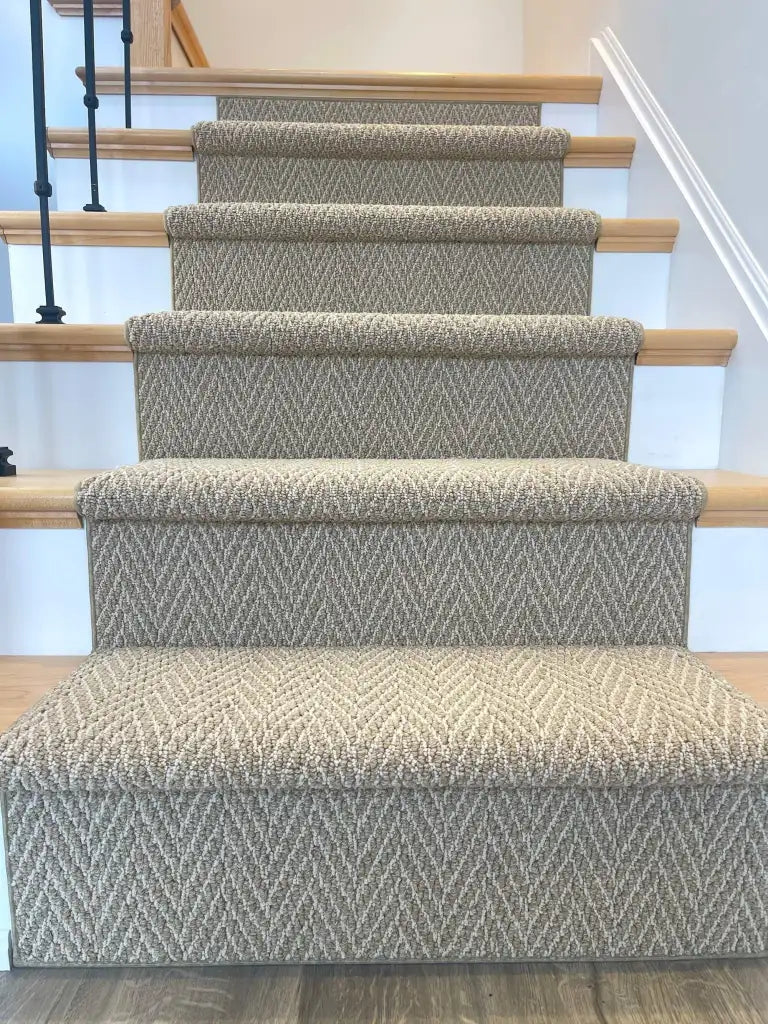Herringbone Stair Ru — 6ft / 24 inch / Neutral / 6ft / 25.5 inch / Neutral / 6ft / 27 inch / Neutral / 6ft / 30 inch / Neutra