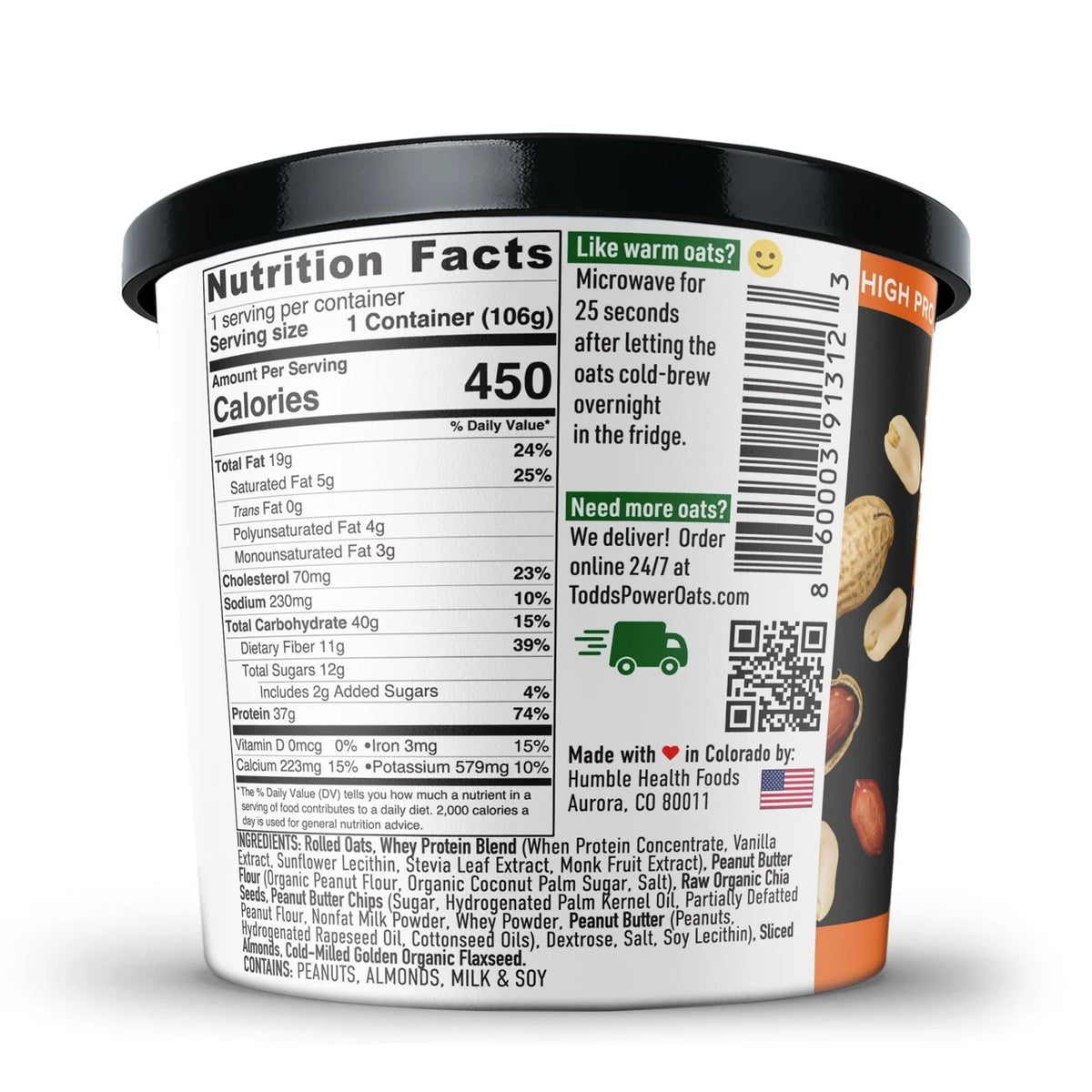 High Protein Overnight Oats