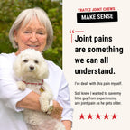Hip and Joint Supplement Soft Chews for Dogs with Daily Mobility Support for Active Dogs of All Ages
