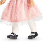 Historical Mini Doll with Brown Painted Eyes, Glossy Curls, Posable Vinyl Limbs, 1904 Outfit and Mini Book