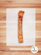 Hog Hide Chews from 100% Pasture-Raised Pork, Dehydrated and Sold, Large (6"-8")