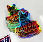Holographic Stickers Custom Die Cut to Your Artwork