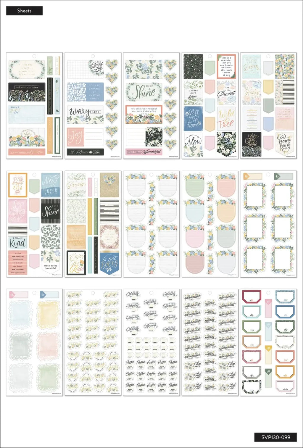 Home Planner Sticker Book