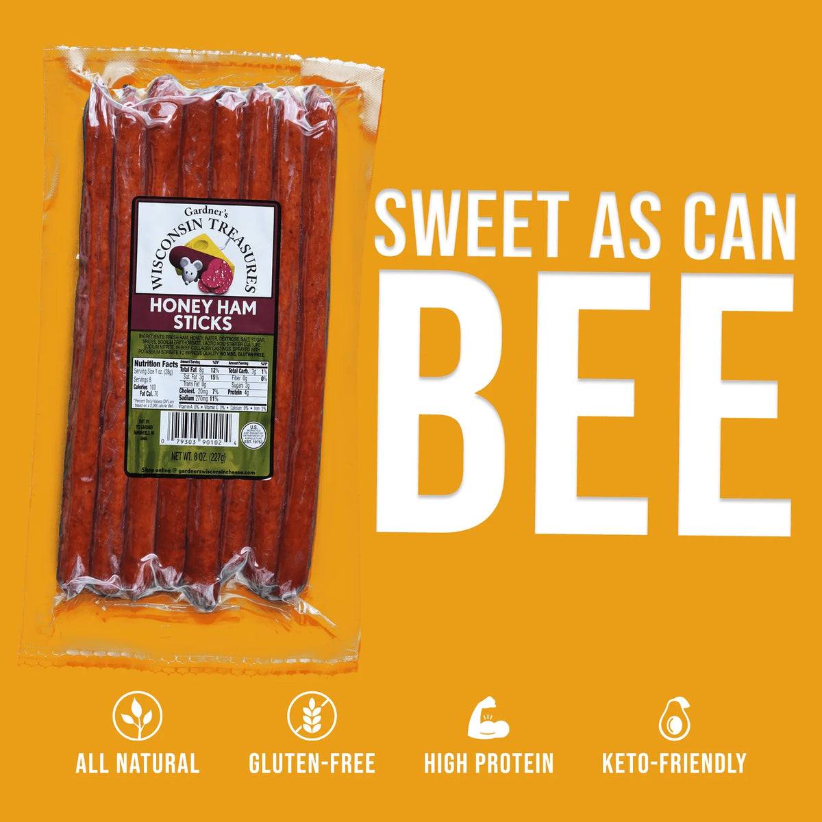 Honey Ham Snack Sticks