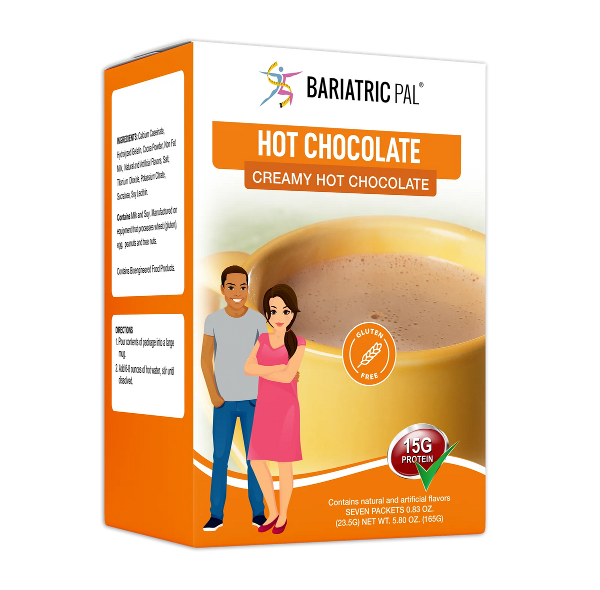 Hot Chocolate Protein Drink Mix in Classic Chocolate Flavor, One Pack