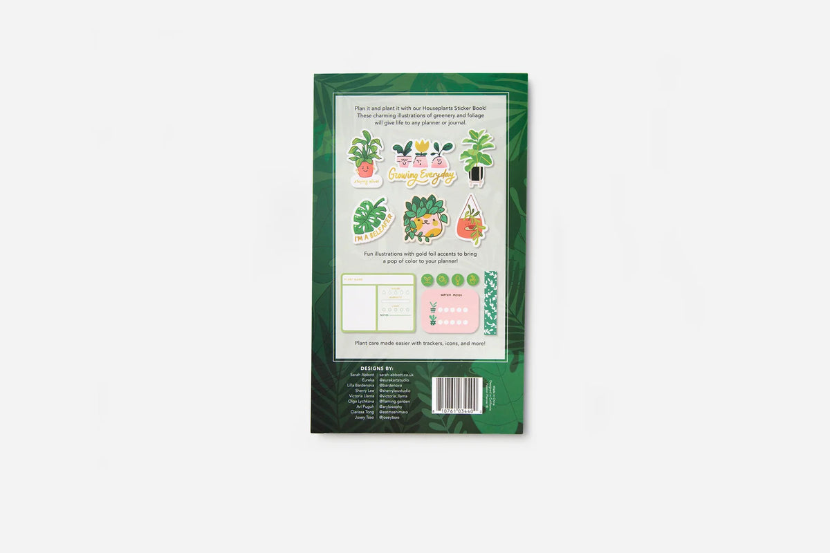 Houseplant Journal Stickers in a 981-Piece Book