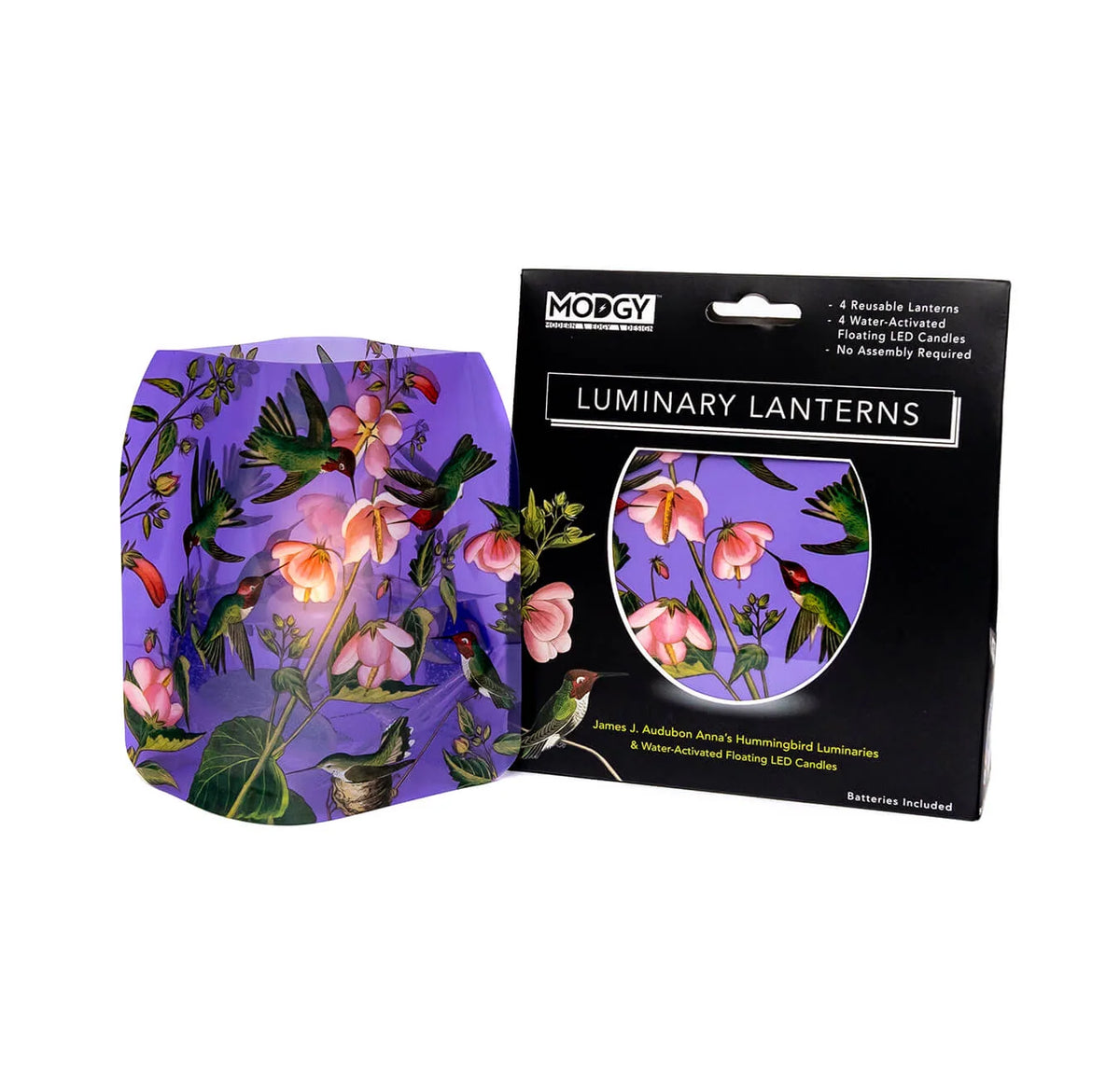 Hummingbird Luminary Lanterns, 4-Pack