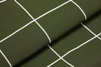 Hunter Green Grid Dog Bed Cover or Mattress Ensemble in Small to