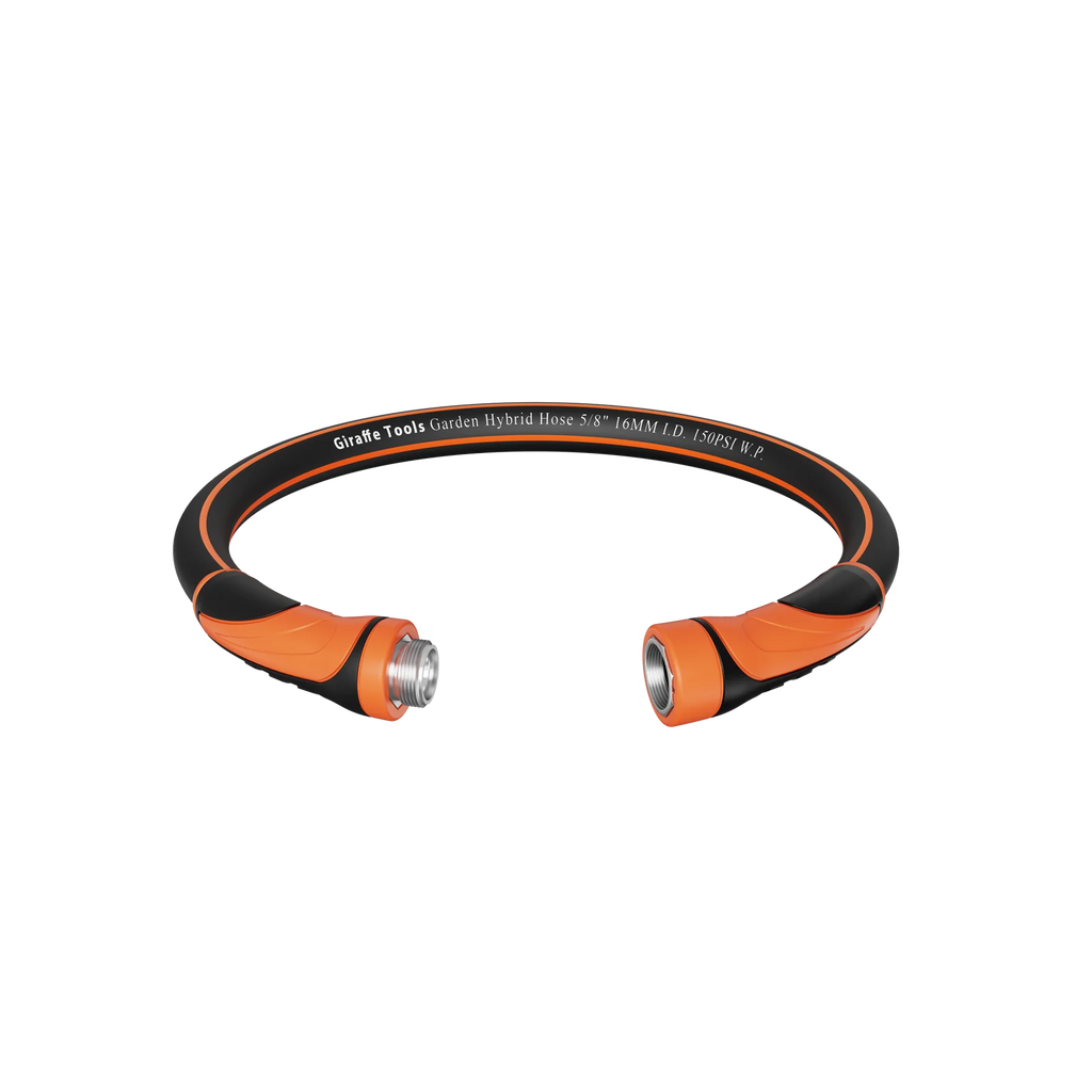 Hybrid Garden Hose, 5/8-Inch Diameter, Male to Female-3FT-5/8”