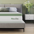 Hybrid Mattress with Adaptive Foam, Pocketed Coils, Cooling Airflow and Multiple Thickness and Bed Size