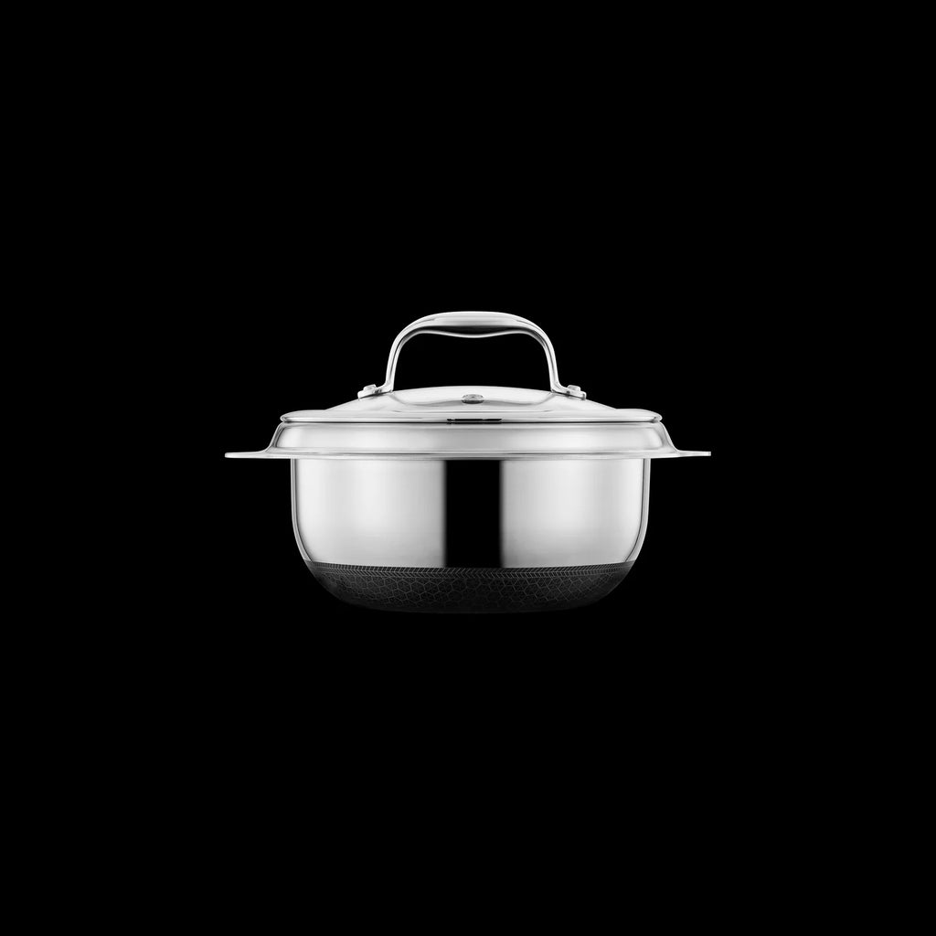 Hybrid Rice Pot, 2-Quart Stovetop Cookware for Tender Rice, Crispy Bottoms, Hot Pots, Soups and Stews