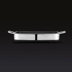 Hybrid Roasting Pan with Rack, 9 x 13 Inch Size for Chicken, Fish, Pasta Bakes and Casseroles