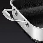 Hybrid Roasting Pan with Rack, 9 x 13 Inch Size for Chicken, Fish, Pasta Bakes and Casseroles