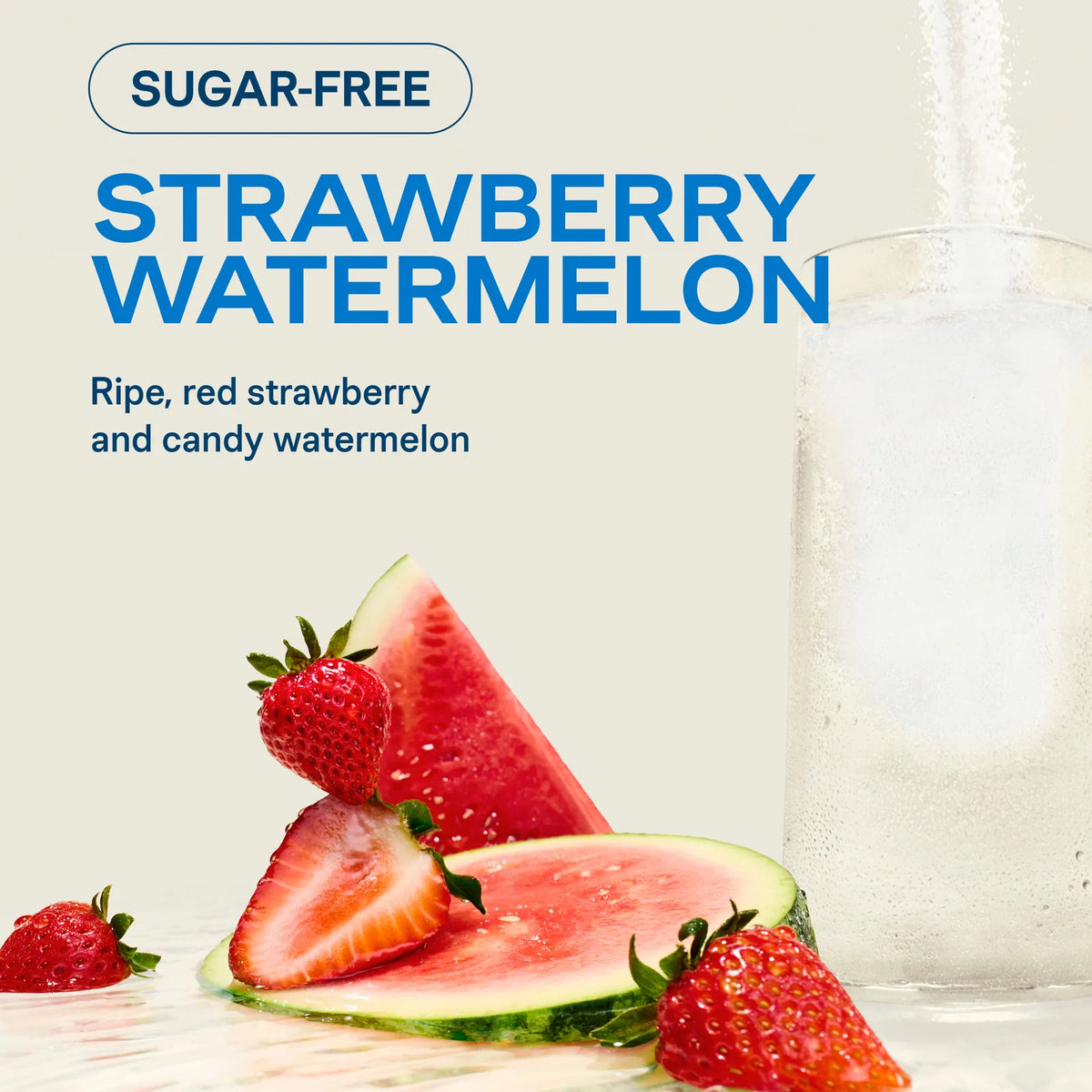 Hydration Drink Mix in Strawberry Watermelon, Sugar-Free Electrolyte Refreshment in a 14-Pack