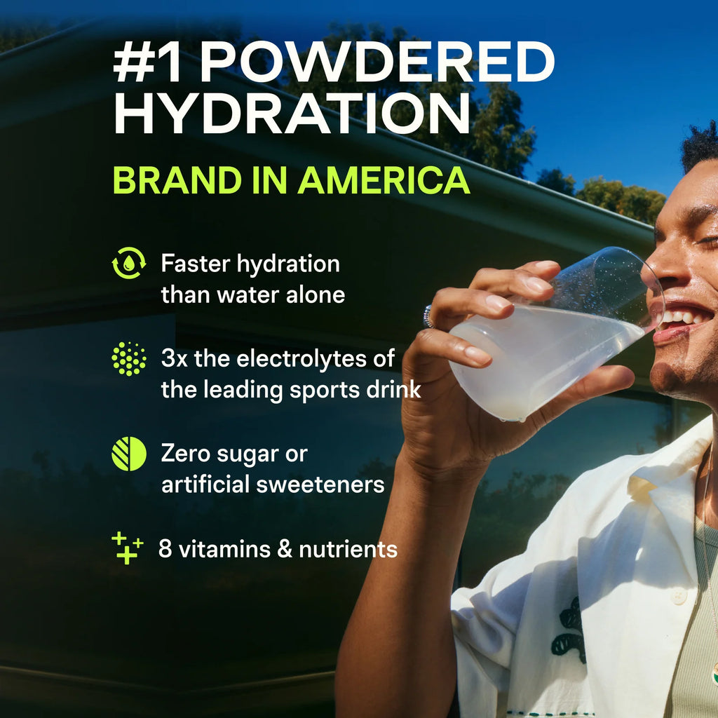 Hydration Drink Mix in Strawberry Watermelon, Sugar-Free Electrolyte Refreshment in a 14-Pack