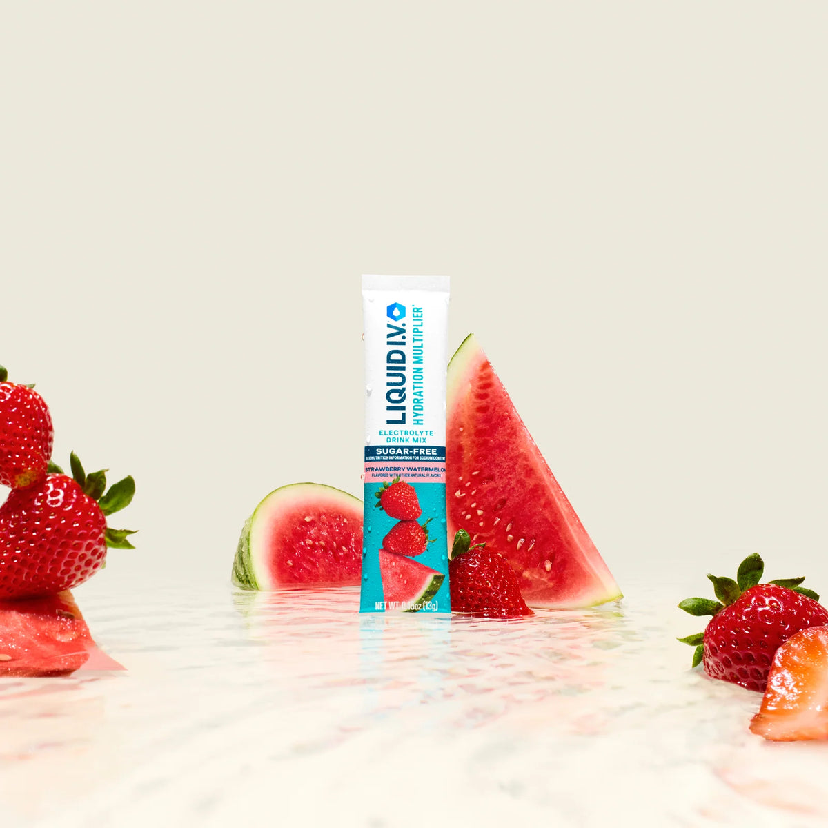 Hydration Drink Mix in Strawberry Watermelon, Sugar-Free Electrolyte Refreshment in a 14-Pack