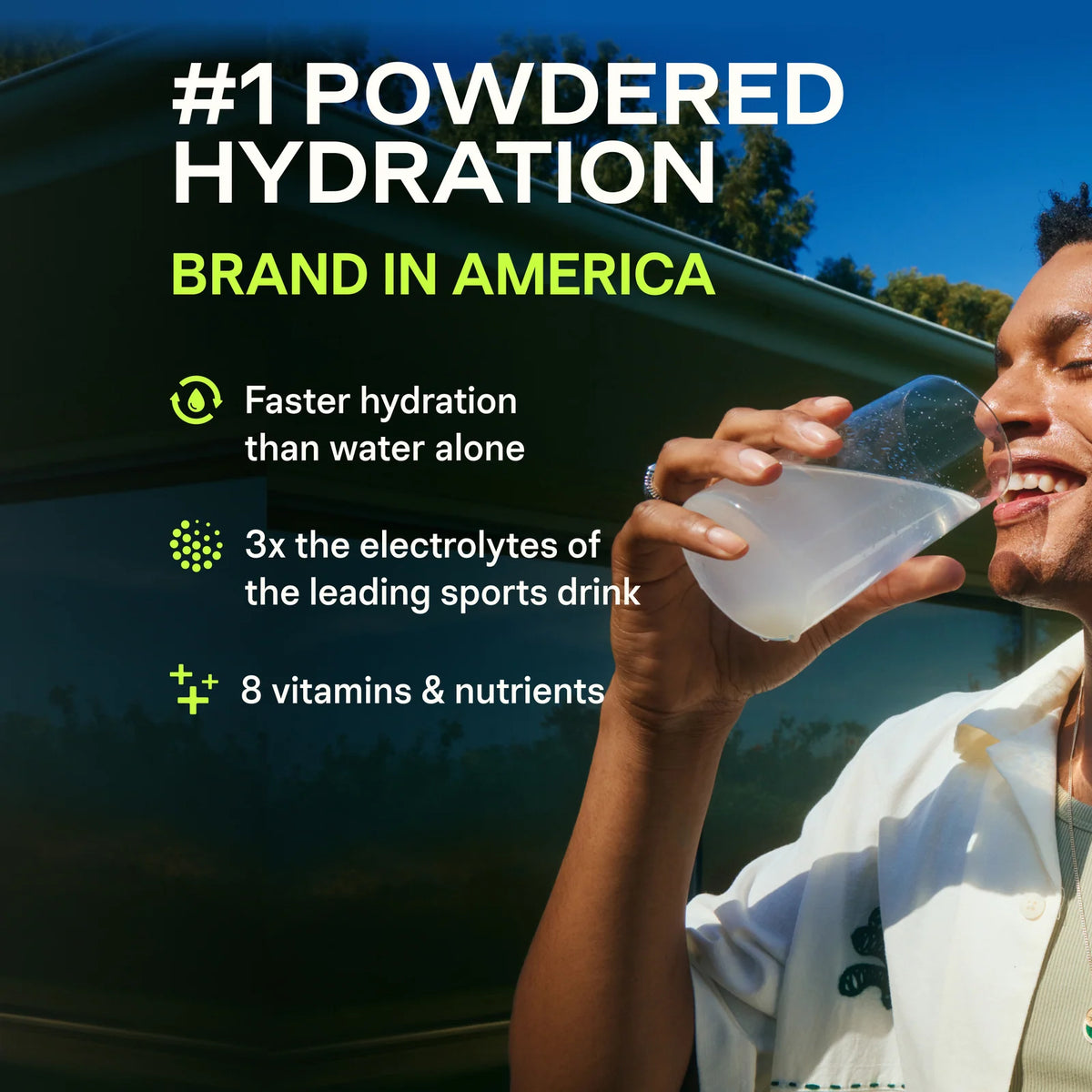 Hydration Powder in Orange Vanilla Dream Flavor, 16-Pack for Refreshing Hydration on the Go
