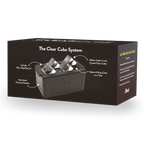 Ice Cube Maker System with Directional Freezing, Eight Jumbo 2-Inch Cubes, Lid and Compact Countertop Size