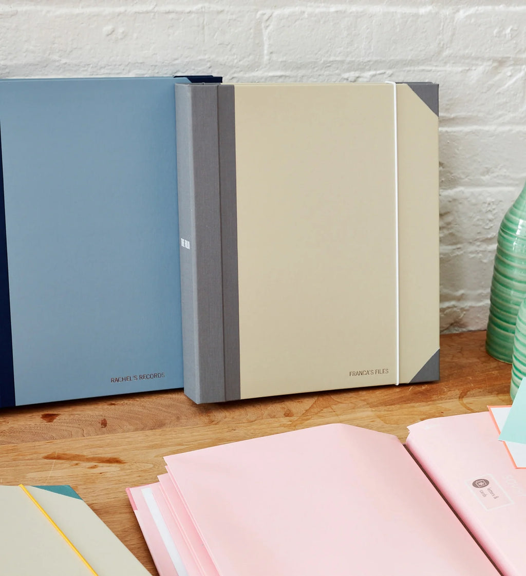 In Case I Go Missing Binder for Organizing Key Personal Details in Slate, Something Blue, Pink, or Black