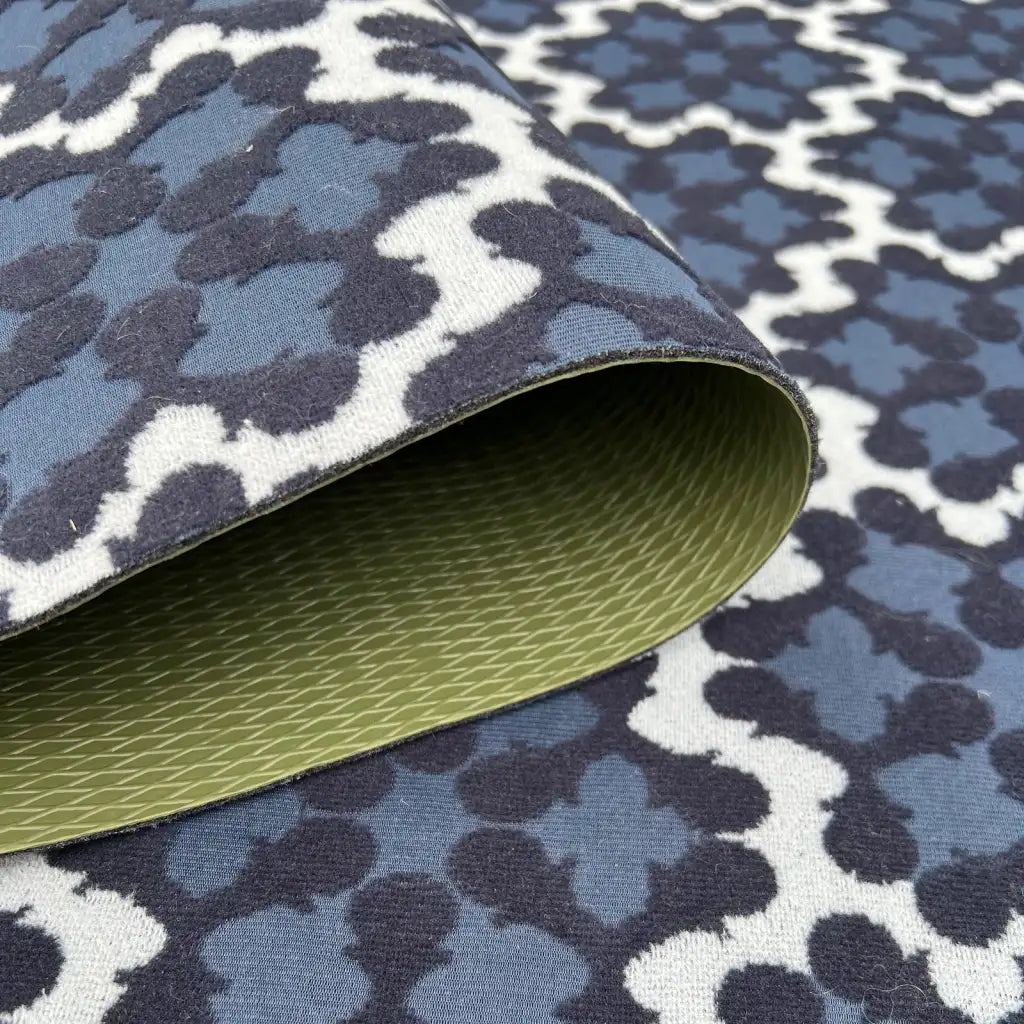 Indoor Runner Mat in Minuet Midnight with an Ultra-Thin Borderless Profile for Entryways and Halls