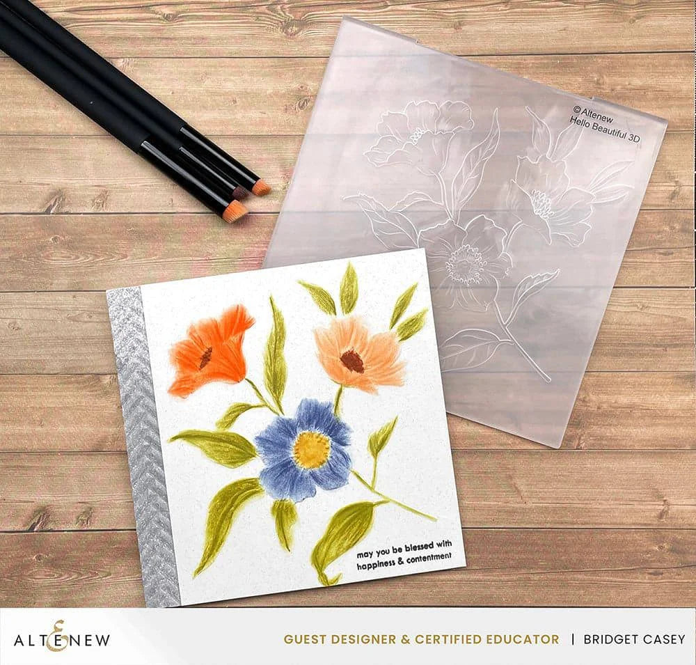 Ink Blending Brush Bundle with 12 Detailed Brushes in Four Sets for Stencils, Die Cuts, Card Making and Mixed Media
