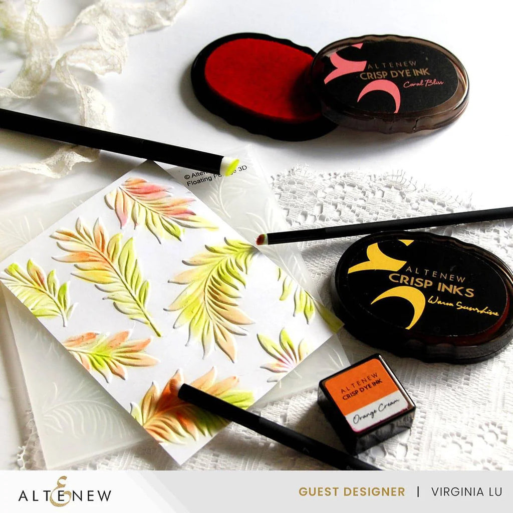 Ink Blending Brush Bundle with 12 Detailed Brushes in Four Sets for Stencils, Die Cuts, Card Making and Mixed Media