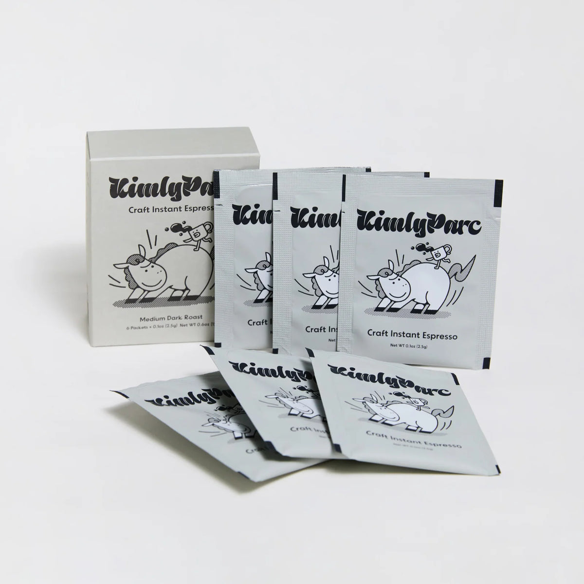 Instant Espresso Powder Made from Hand-Pulled Shots, Six 2.5g Packets per Box for Quick Coffee Drinks