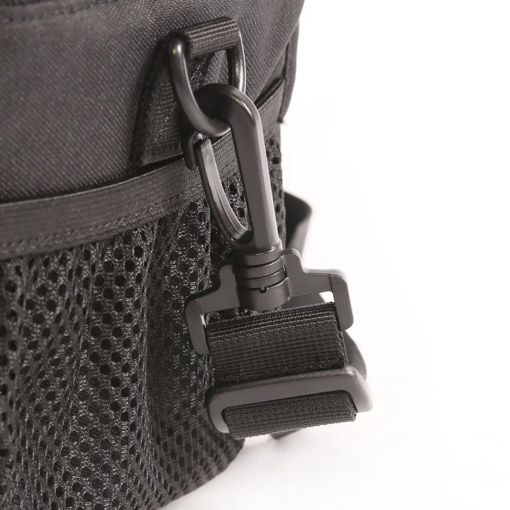 Insulated Lunch Box with Front Zipper Pocket, Side Mesh Pockets and Removable Shoulder Strap