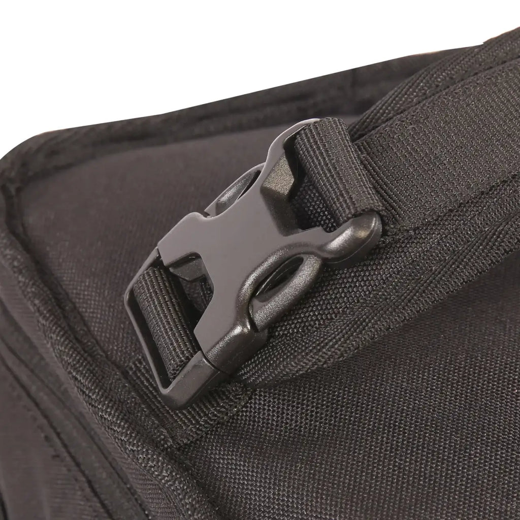 Insulated Lunch Box with Front Zipper Pocket, Side Mesh Pockets and Removable Shoulder Strap