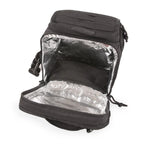 Insulated Lunch Box with Front Zipper Pocket, Side Mesh Pockets and Removable Shoulder Strap