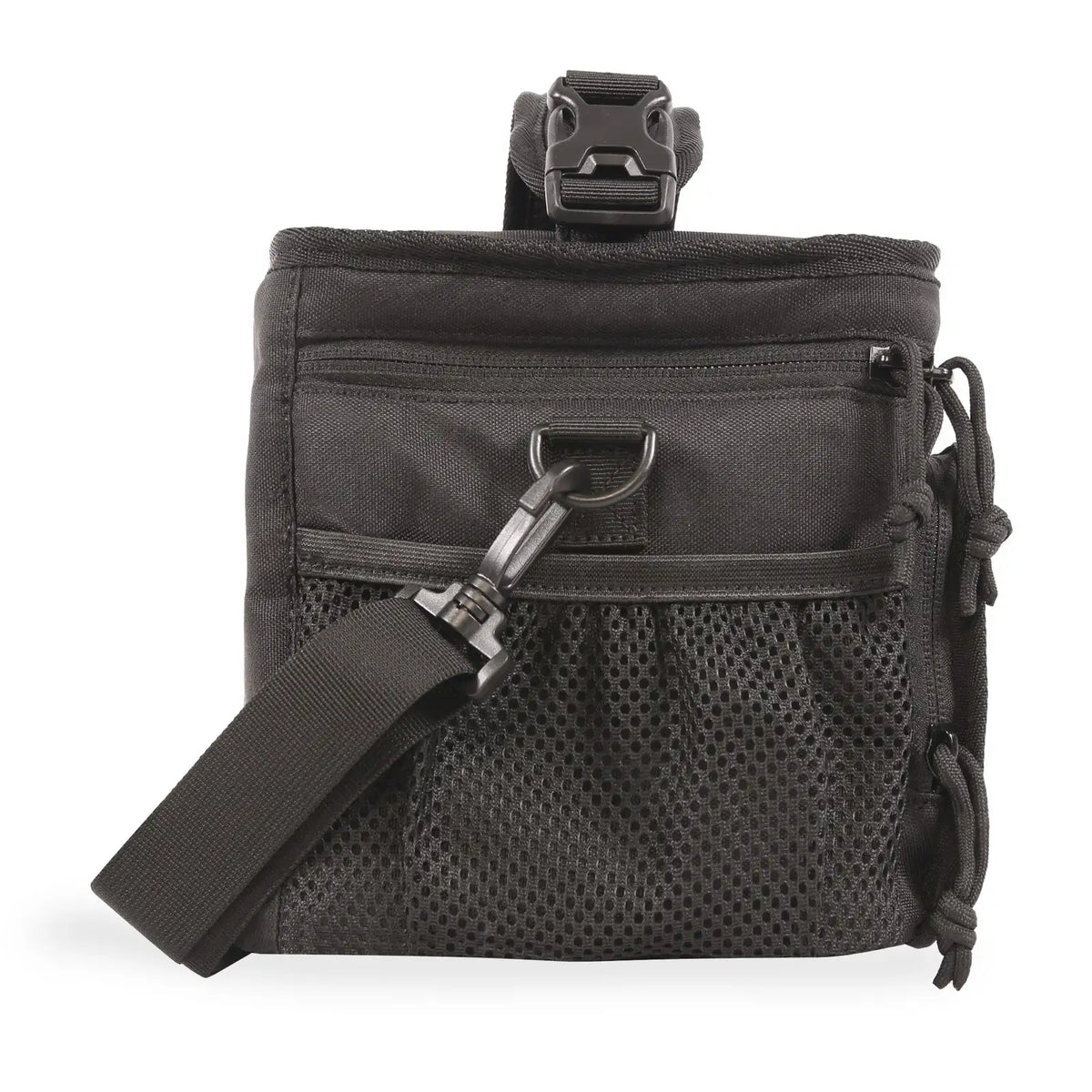 Insulated Lunch Box with Front Zipper Pocket, Side Mesh Pockets and Removable Shoulder Strap
