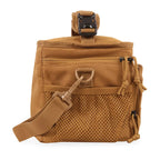 Insulated Lunch Box with Front Zipper Pocket, Side Mesh Pockets and Removable Shoulder Strap