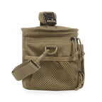 Insulated Lunch Box with Front Zipper Pocket, Side Mesh Pockets and Removable Shoulder Strap