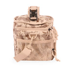Insulated Lunch Box with Front Zipper Pocket, Side Mesh Pockets and Removable Shoulder Strap