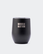 Insulated Stainless Steel Cup, 350 ml Thermal Drinkware with Removable Magnetic Slide Lid for Hot or Cold Drinks
