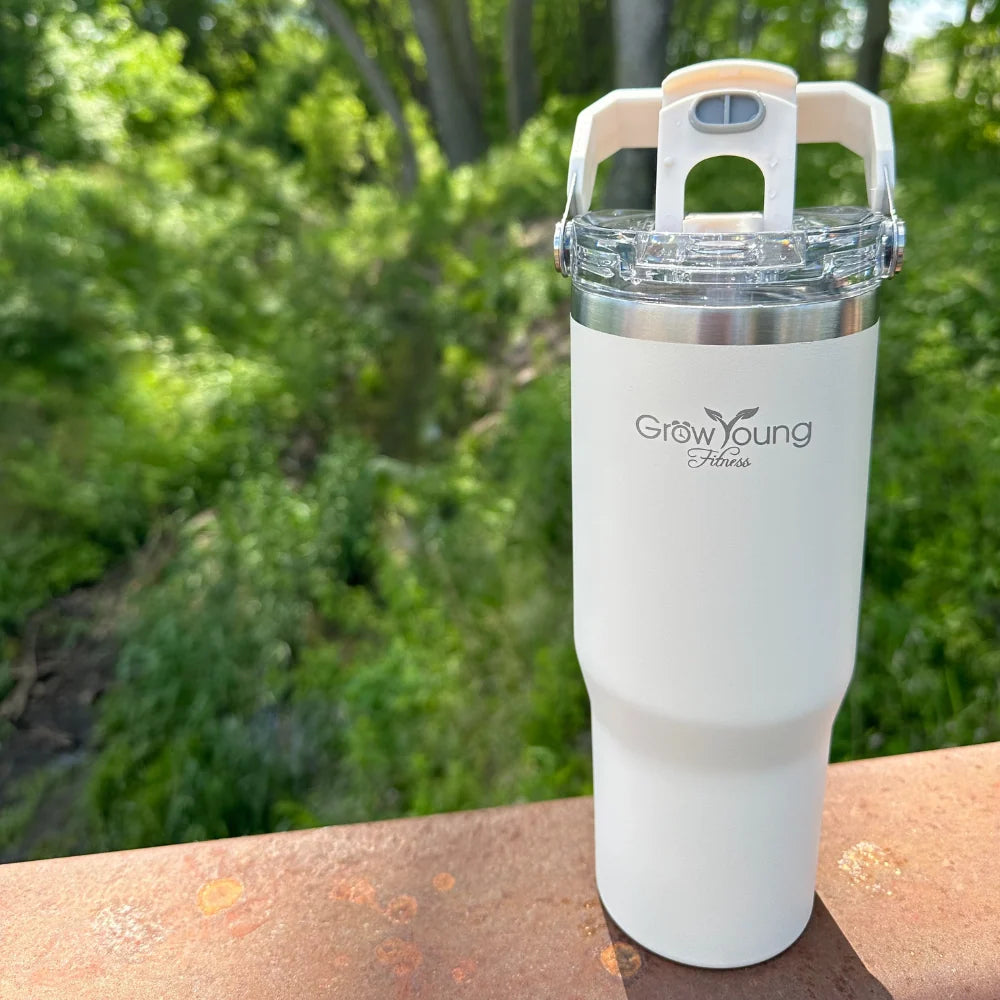 Insulated Stainless Steel Water Bottle, 32 oz Capacity