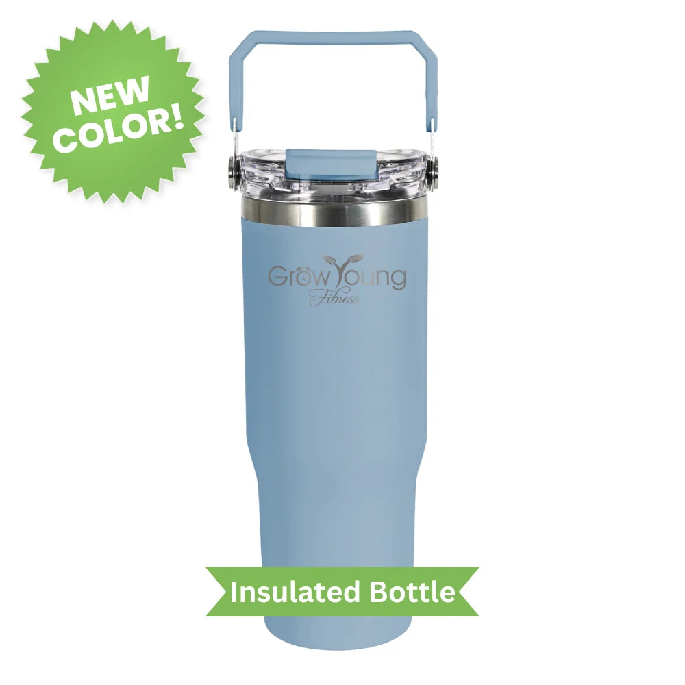 Insulated Stainless Steel Water Bottle, 32 oz Capacity